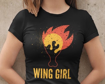 Buffalo Chicken Wing Shirt, Wing Girl, Buffalo Wings, Womens Style Shirt, wing lover, Hot wings, girl gift, hot sauce, Woman t-shirt