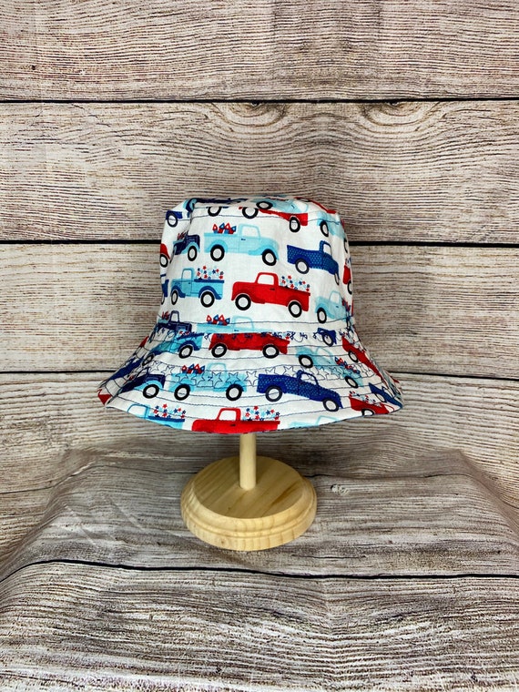 Fourth of July bucket hat bucket hat reversible bucket hat