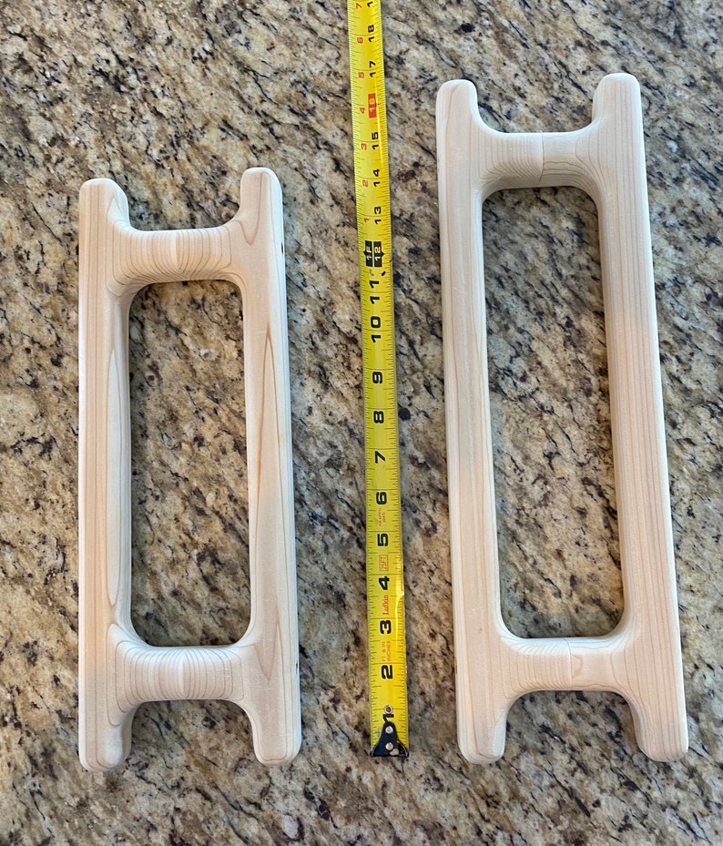 Double Cedar Sauna Door Handle Etsy