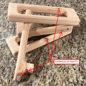 Double Cedar Sauna Door Handle 画像 10