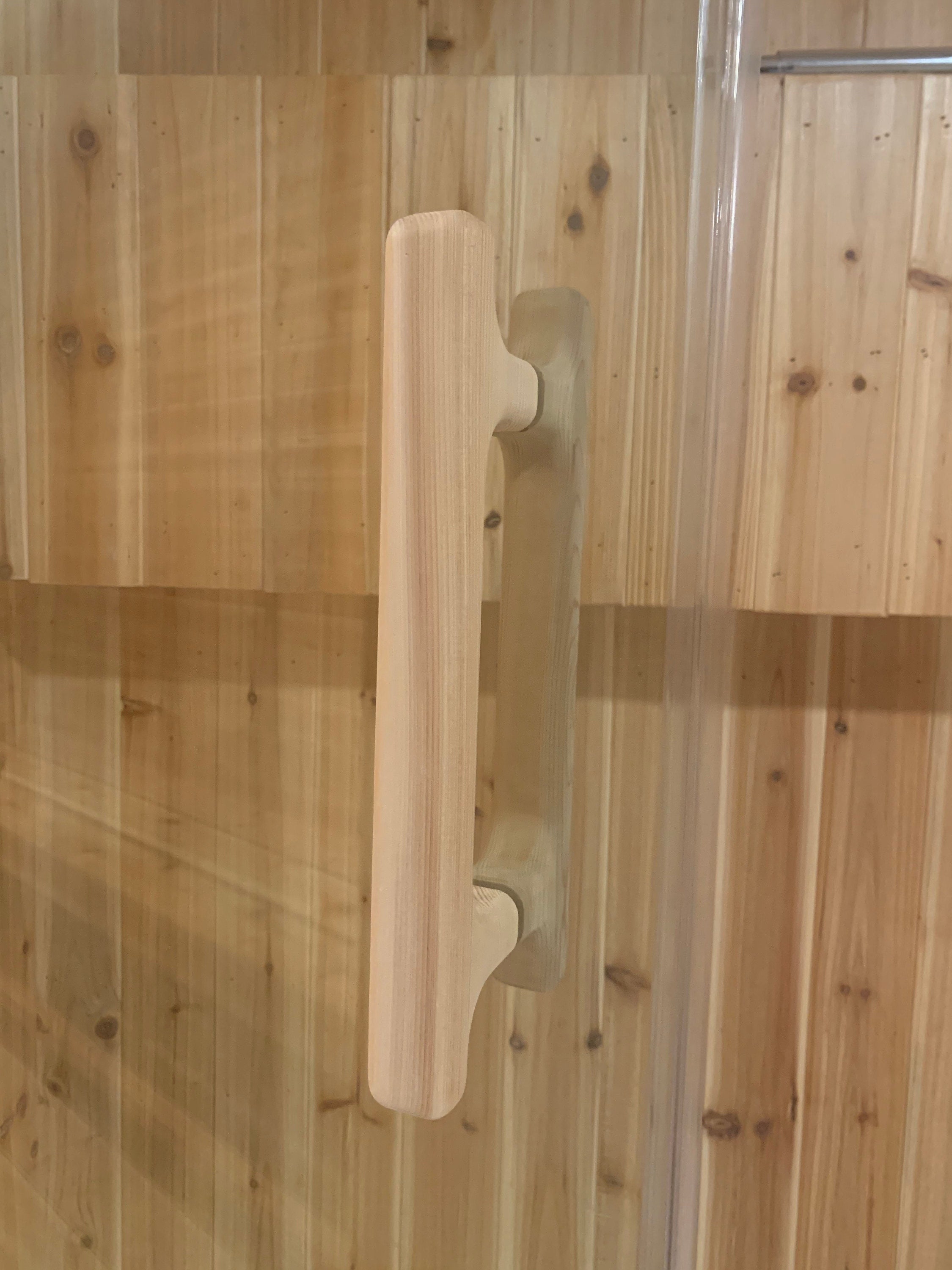 Double Cedar Sauna Door Handle Etsy Canada