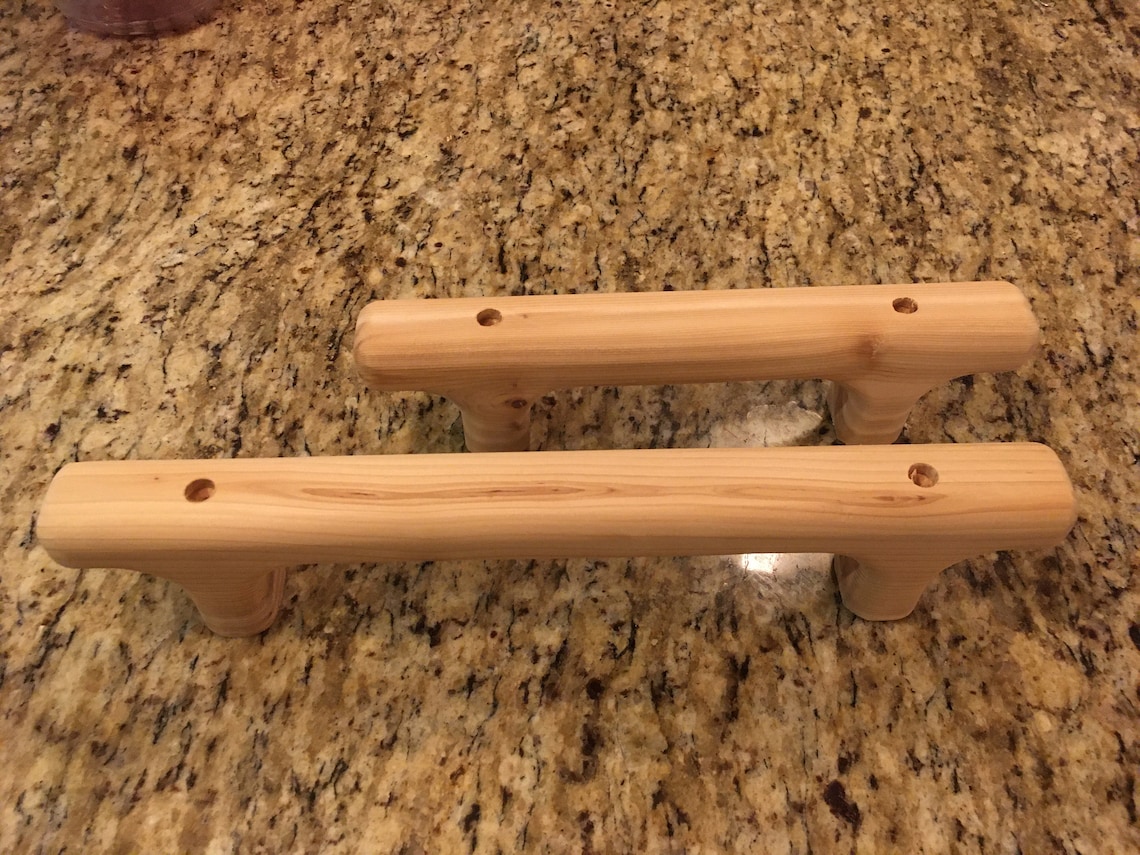 Custom Length Straight Cedar Sauna Door Handle Etsy
