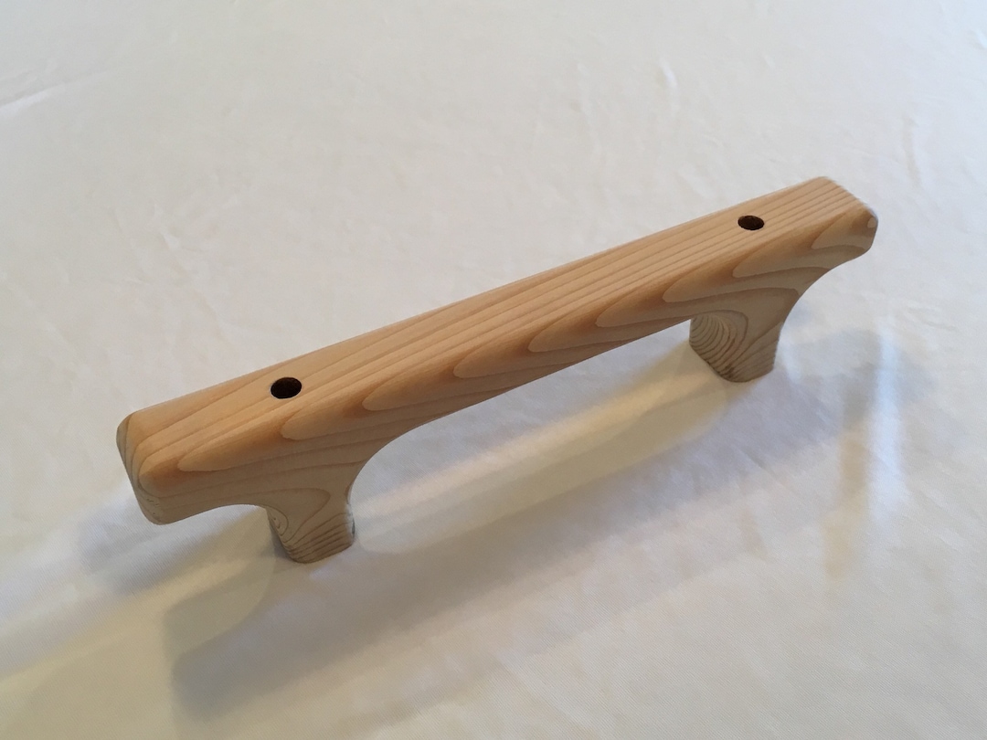 Straight Cedar Sauna Door Handle Etsy