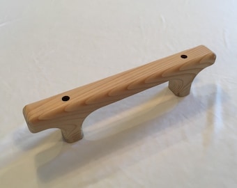 Custom Length Straight Cedar Sauna Door Handle