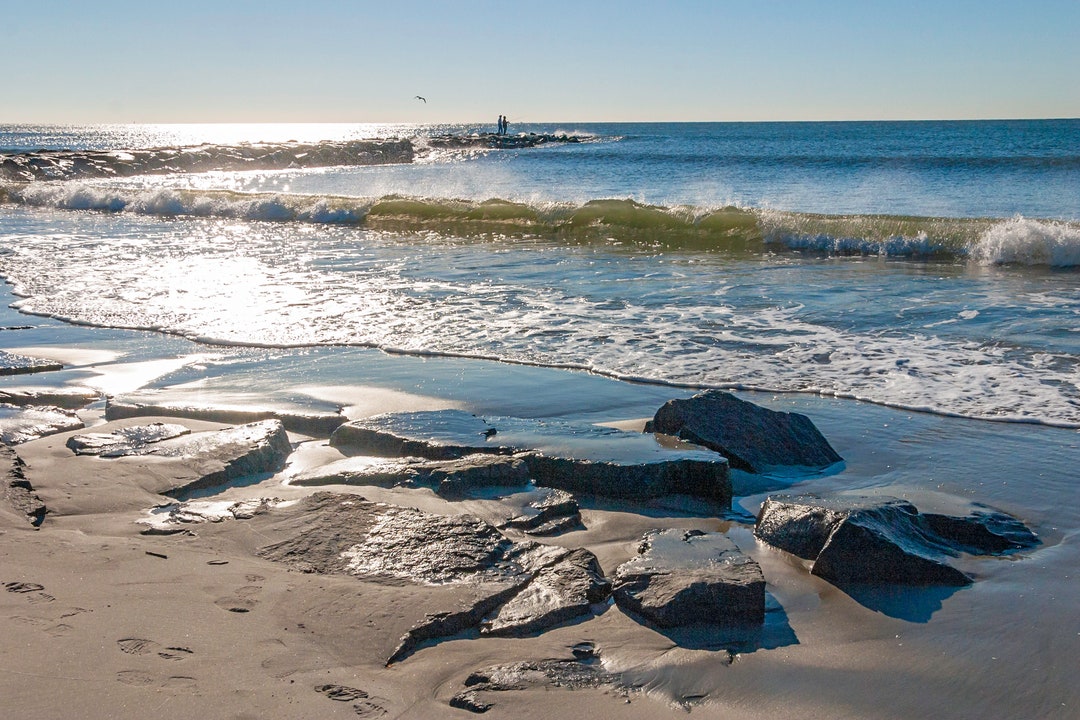 Ocean City, New Jersey Jetty Sunrise Etsy