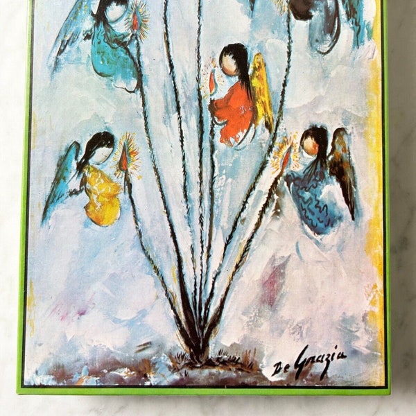 Vintage DeGrazia Angels and Octillos Painting 325 Piece Jigsaw Puzzle - NEW Sealed