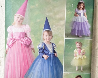 Simplicity Costumes Princess-Witch-Fairy Sewing Pattern 2569 Toddlers/Girls Sizes 4-8 Uncut