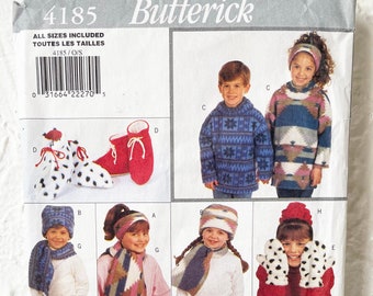 Butterick 4185, Vintage 1995 Sewing Pattern, Childs/girl's/boy's