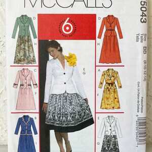McCall&#39;s Unlined Jackets & Skirts Sewing Pattern #M5043 Misses&#39; Sizes 8-14 Uncut