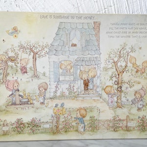Vintage 1975 Betsey Clark Love is Sunshine in the Heart 500 Piece Springbok Puzzle - Missing 1 Piece
