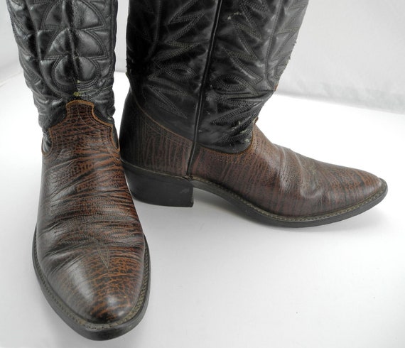 Vintage J. Chisholm Western Cowboy Boots - Women'… - image 1