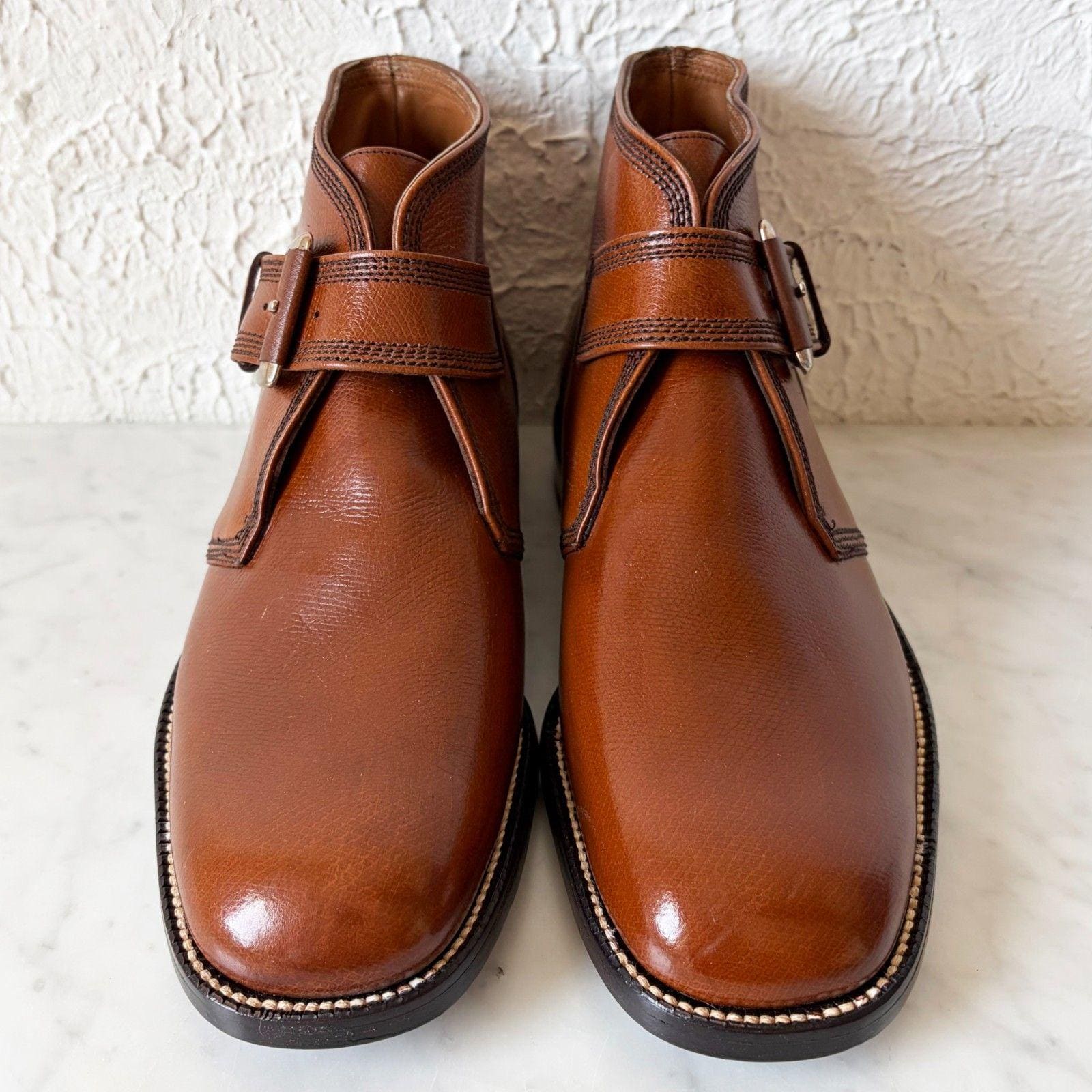 Vintage Florsheim Imperial Guardsman Boot Size 9 Brown  display picture 1