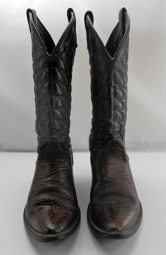 Vintage J. Chisholm Western Cowboy Boots - Women'… - image 2