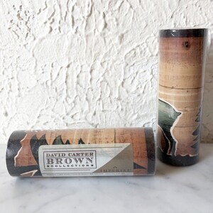 David Carter Brown Wallpaper Border Bear Deer Elk Wood Lodge Rustic 10 yards NOS