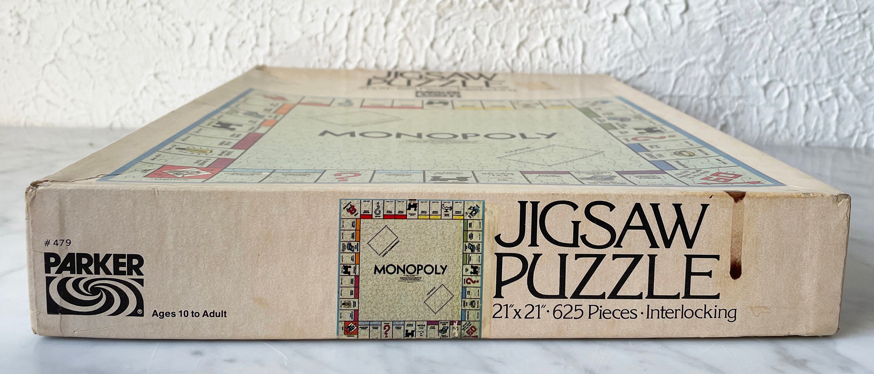 モノポリー　確認用 Vintage Parker Brothers Monopoly 625 Piece Jigsaw Puzzle 21