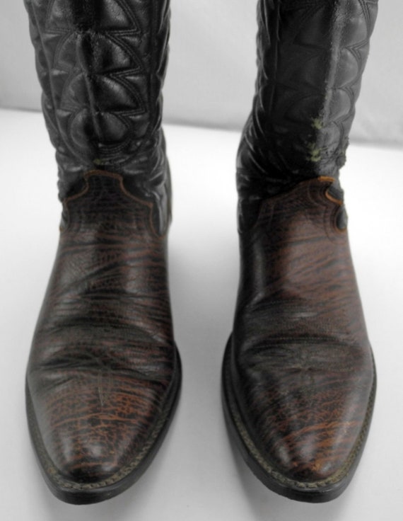 Vintage J. Chisholm Western Cowboy Boots - Women'… - image 3