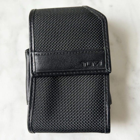Vintage Tumi Flip Phone Case Black Leather/nylon Magnetic Closure Belt Clip - Etsy Israel Vintage Tumi Flip Phone Case Black Leather/nylon Magnetic Closure Belt Clip - Etsy Israel