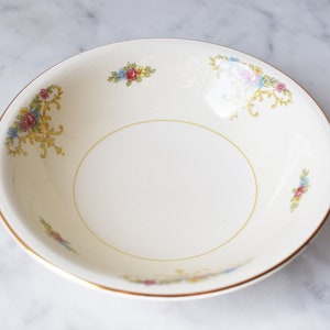 Vintage China Homer Laughlin Eggshell Nautilus Rochelle Fruit/Dessert Schotel 5,25&quot;