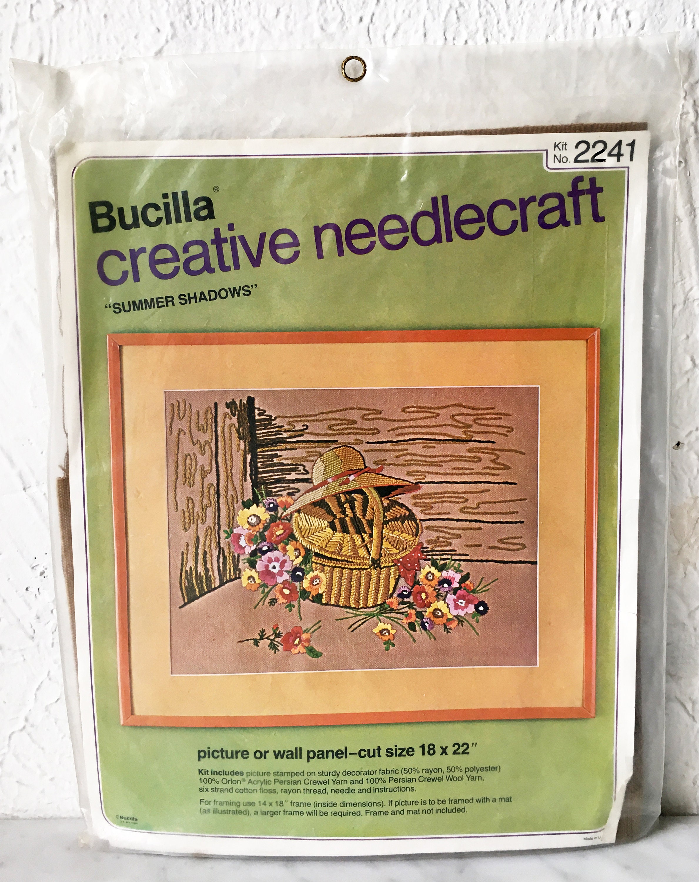 Kit Aiguilles Crewel Bucilla – Scène D'hiver Vintage (48561) – Neuf