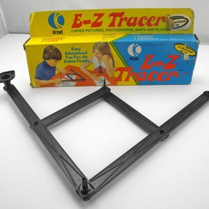 Vintage 1973 E-Z Tracer by K-tel Plastic Tracing Tool Enlarges Reduces ...