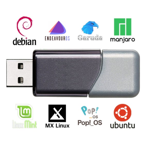 100 in 1 Linux Mega Pack Distro Collection Live USB Multiboot - Etsy