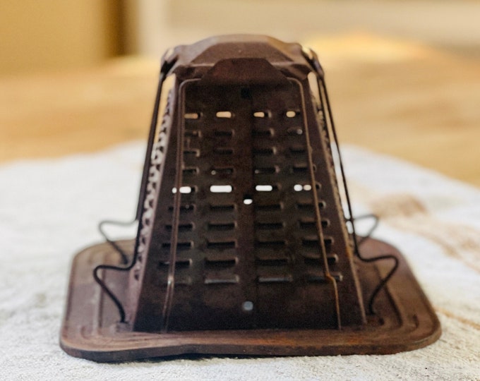 Rare Vintage Metal Stovetop Toaster, Antique Stove Toaster Etsy