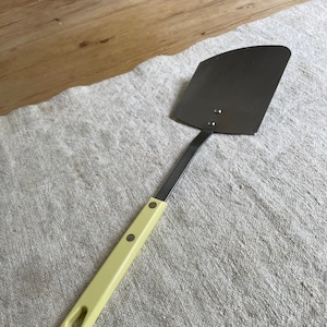 Authentic Vintage Royal Brand Sharp Cutter Spatula with Yellow Handle, 13 inch Spatula