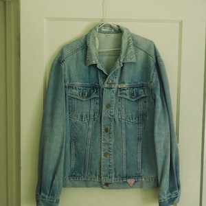 Rare Vintage Mens Guess XL Jean Jacket / Georges Marciano for GUESS? Jean Jacket