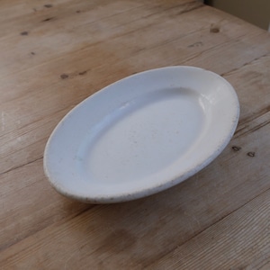 Vintage New Castle China USA Platter White Ironstone / Ironstone  White Platter / Oval Plate Collectible Serving Platter