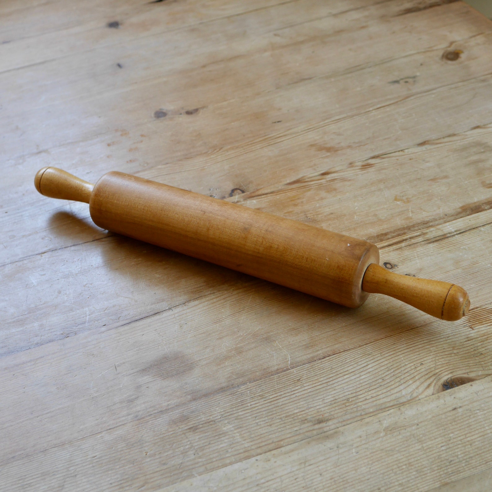 Small Wood Rolling Pin Vintage Rolling Pin SHIP FREE Etsy
