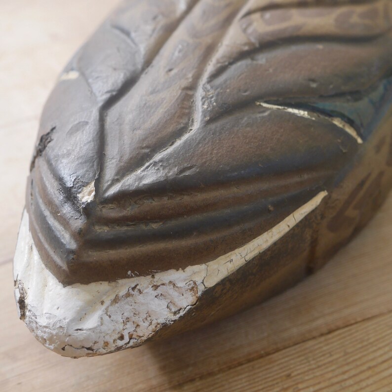 Vintage Duck Decoy From Decoys Unlimited Clinton Iowa / Rustic Etsy