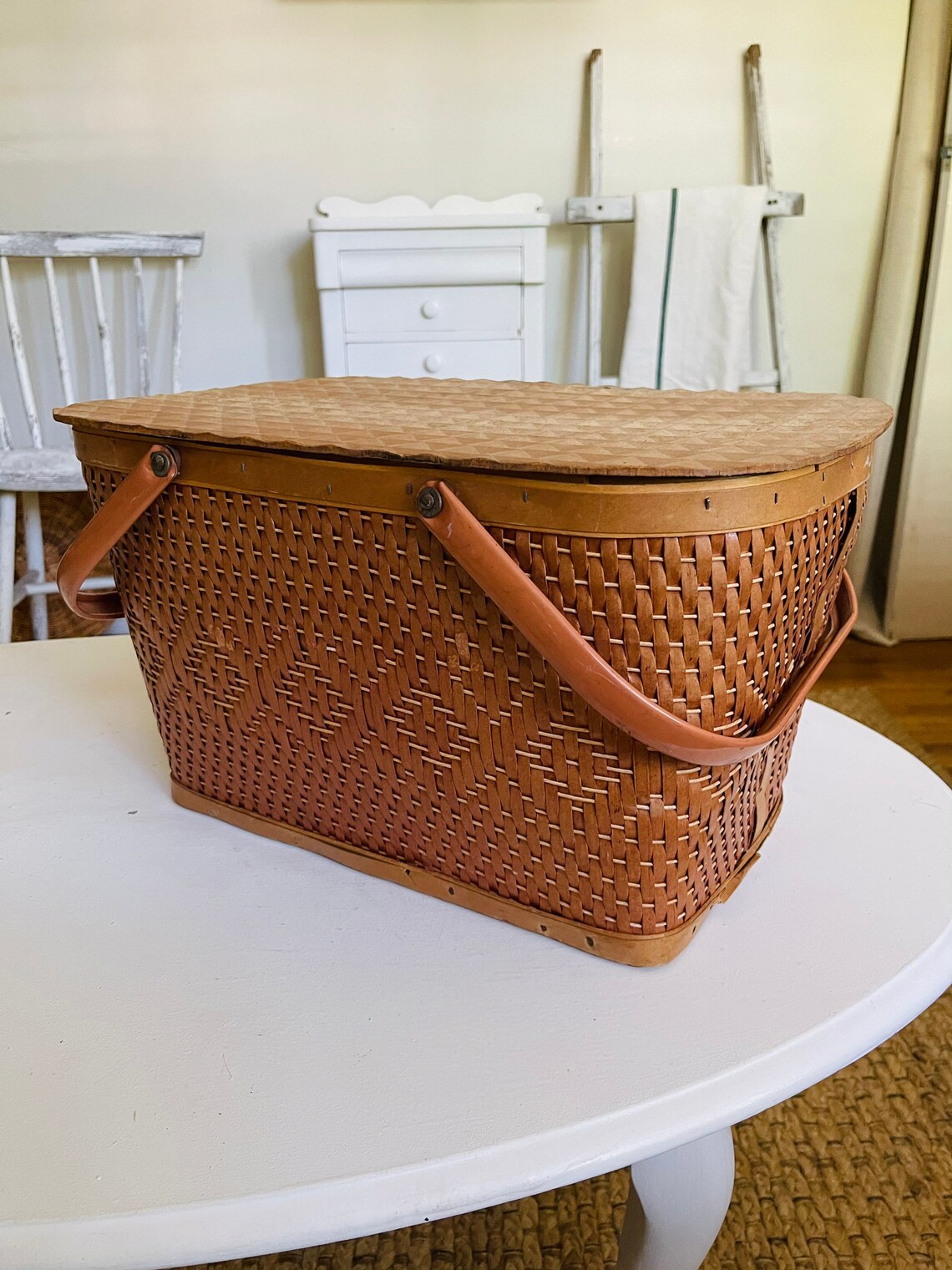 Vintage Redman Picnic Basket / 1950s Picnic Basket Etsy