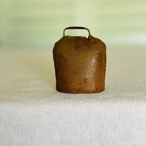 Rare Antique Cow Bell from ITALY, Goat Bell, Sheep Bell, Authentic Rustic Cow Bell