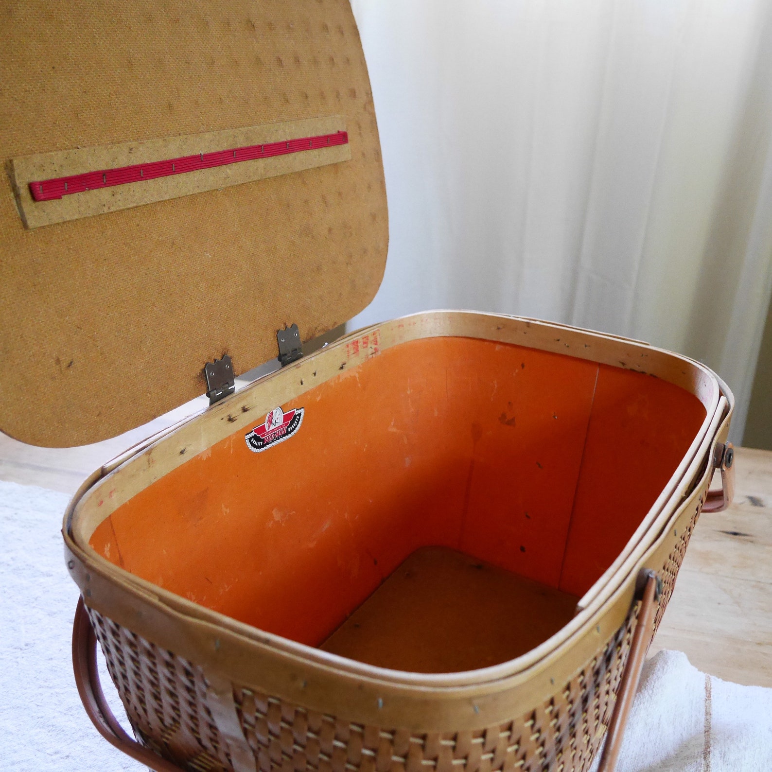 Vintage Redman Picnic Basket / 1950s Picnic Basket Etsy