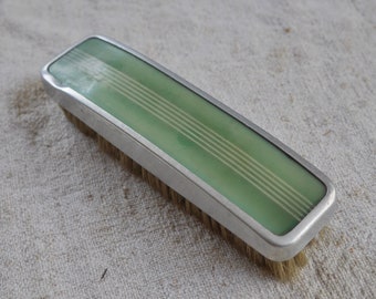 Vintage Green Shoe Brush
