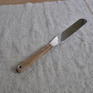 Rare Imperial Stainless USA Cake Icing Spreader with Wood Handle / Stainless Steel Cake Frosting Spreader / Vintage Icing Spreader Spatula