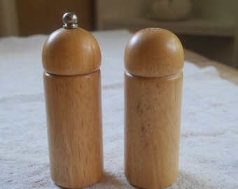 Genuine Pepper Grinder and Salt Shaker/ Wood Peppermill