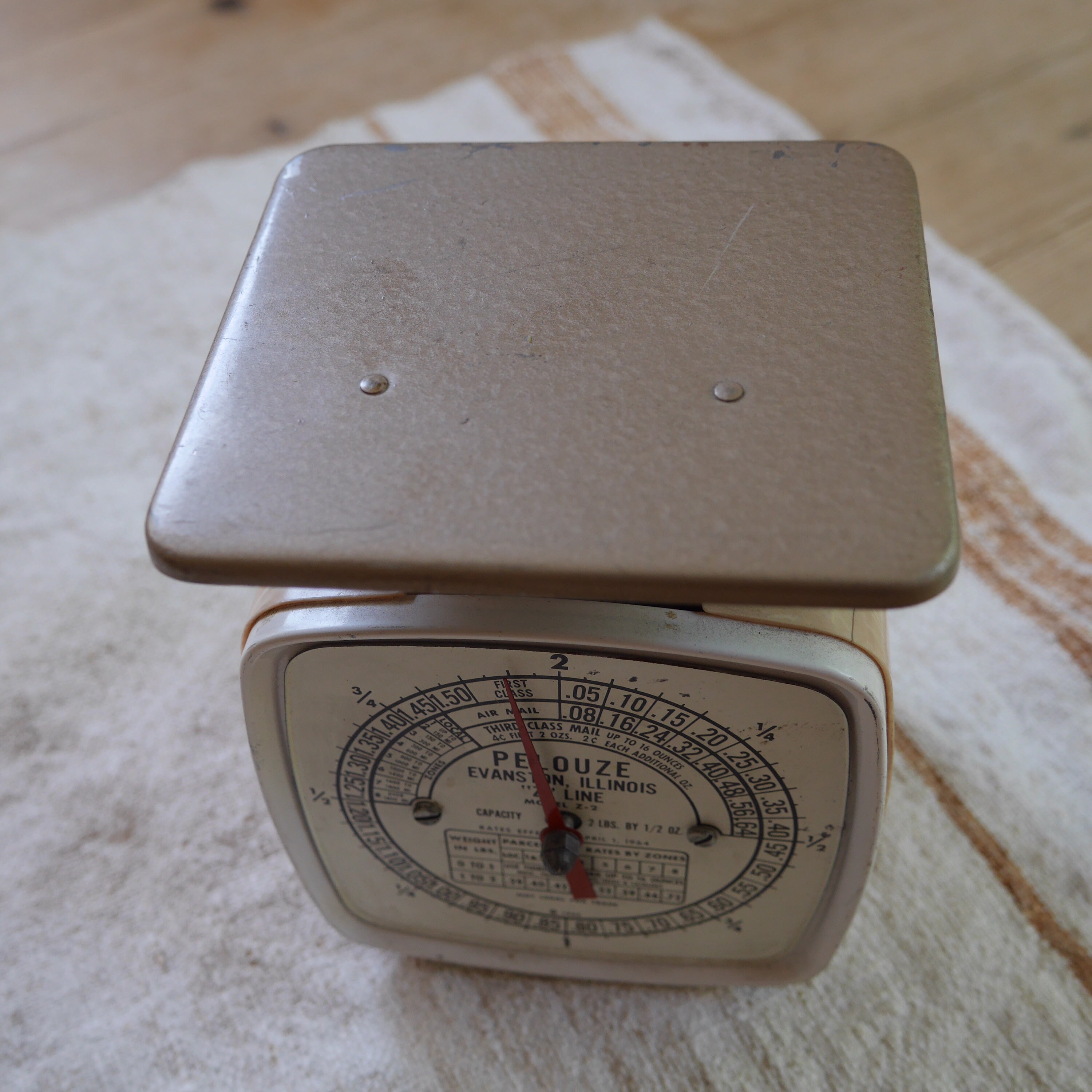 Vintage 1955 PELOUZE Postal Scale Model Z2 / Vintage Postal Etsy UK