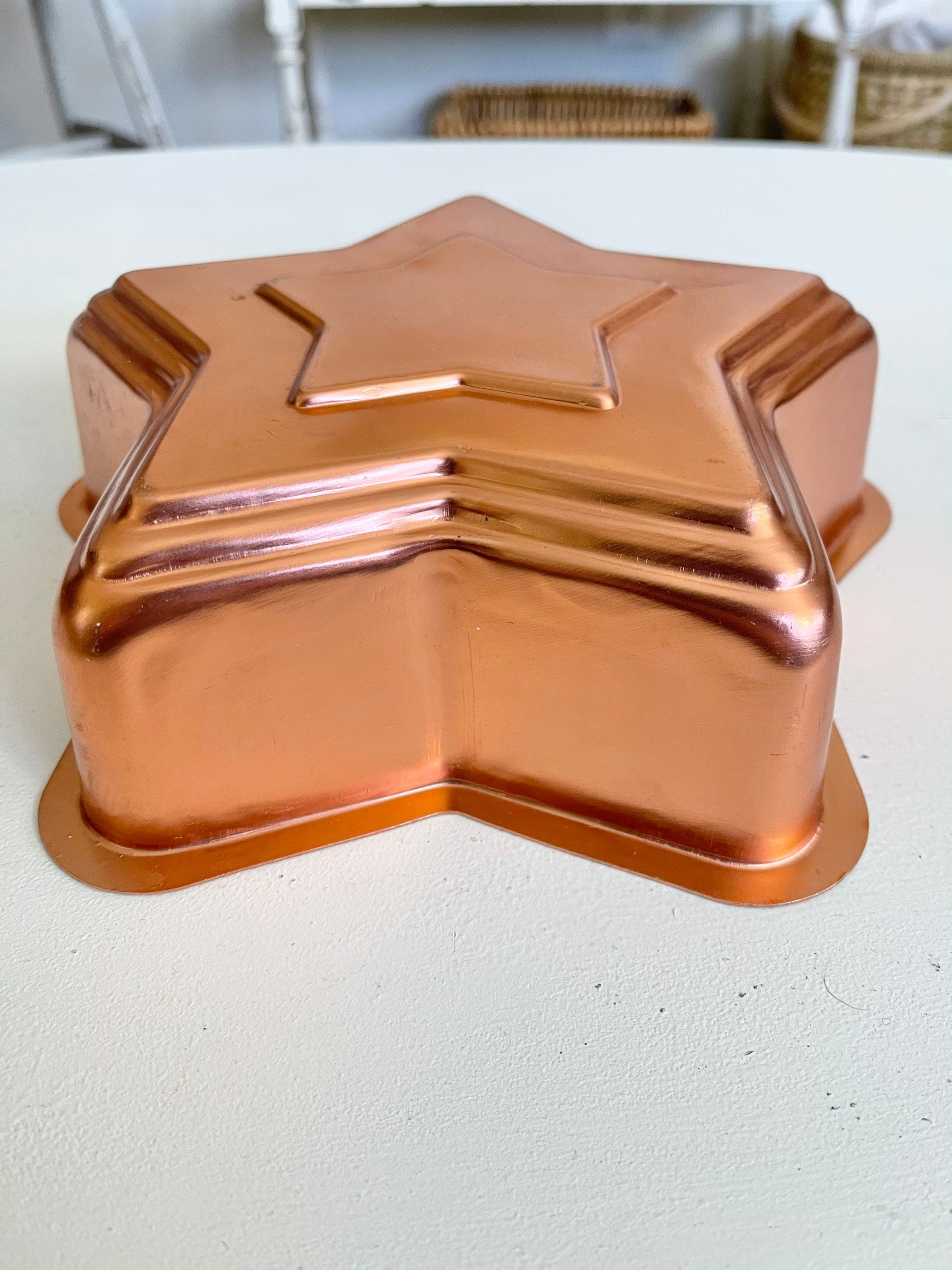 Copper Colored Star Shaped Jello Mold or Wall hanging / 5 Cup Etsy