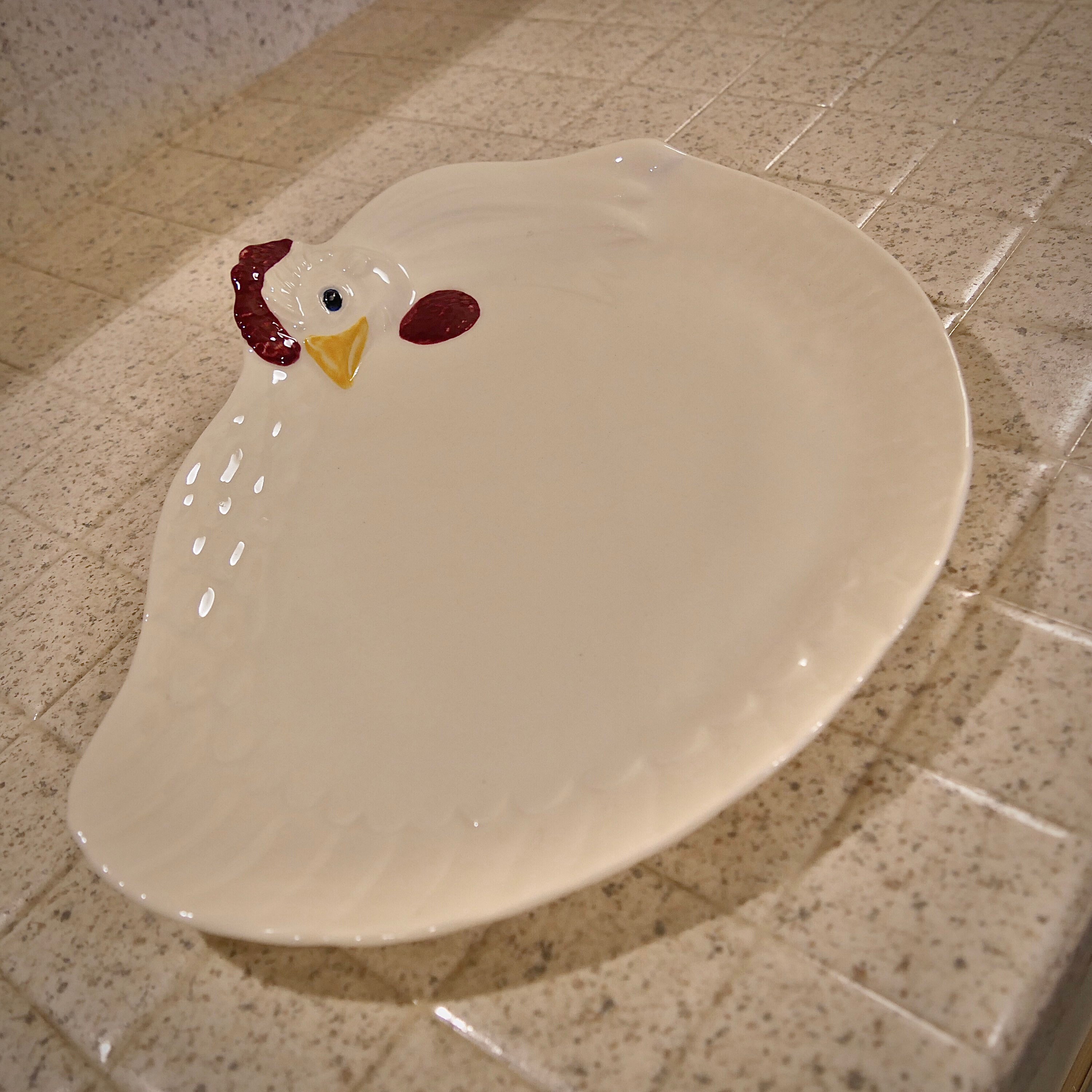 Treasure Craft USA Hen Serving Plate / Vintage Ceramic Hen Hor Etsy