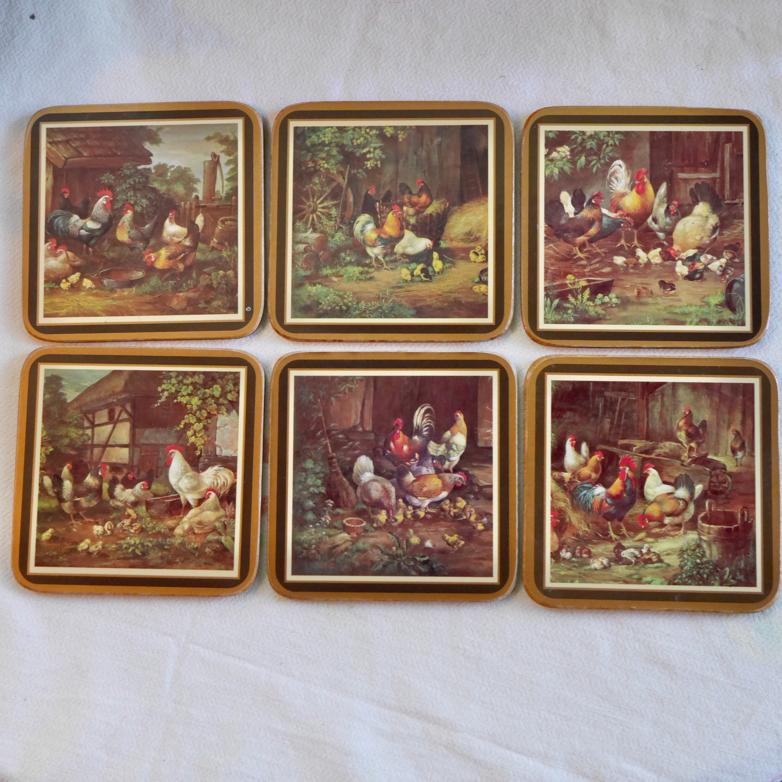 Vintage Pimpernel Acrylic Traditional Coasters Rare Pimpernel Etsy.de
