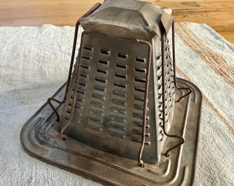 Rare Vintage Metal Stovetop Toaster, Antique Stove Toaster