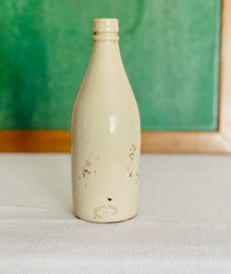 Antique Stoneware Beer Bottle Jug by Campbellfield Glasgow Etsy