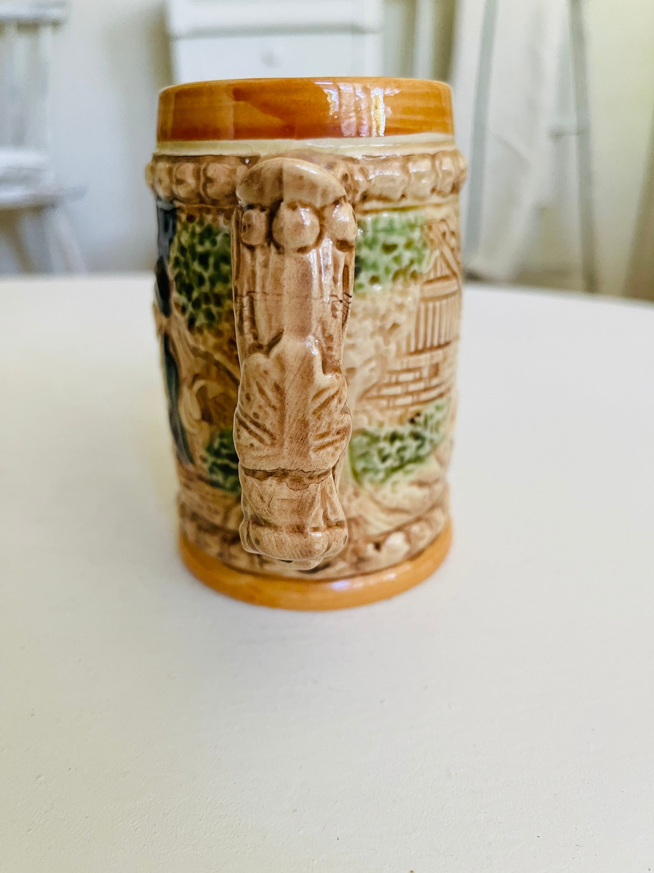 Vintage Japan Beer Stein – Hand Painted German Style Mug - Etsy 日本