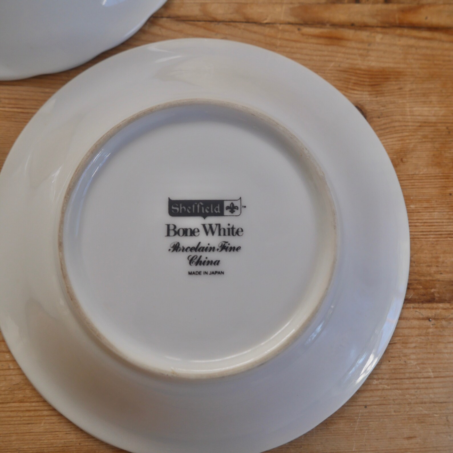 Sheffield Bone White Porcelain Fine China Bowls With Swirl Etsy