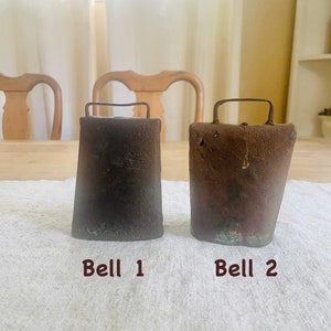 Rare Antique Cow Bell, Authentic Rustic Cow Bell