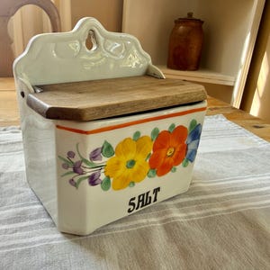 Vintage Salt Box - Etsy