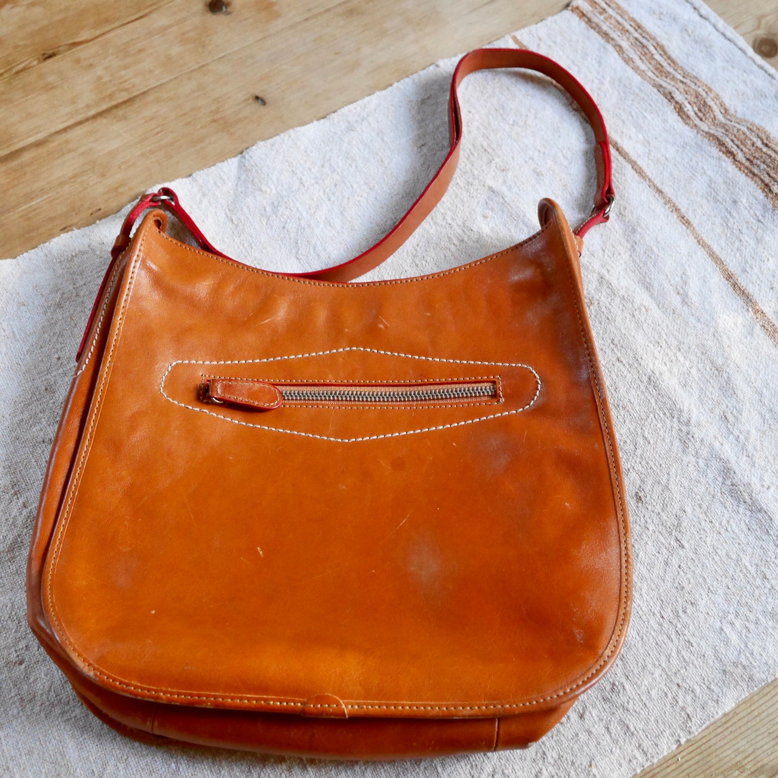 Vintage Francesco Biasia Genuine Leather Purse Handbag / - Etsy
