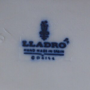 Authentic Porcelain Angel Lladro Figurine Reclining #4541 with Original Box image 7