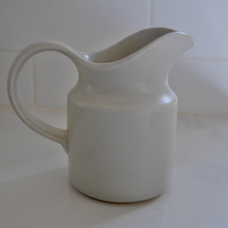 Vintage Small Pitcher / Pfaltzgraf USA Stoneware Pitcher Etsy